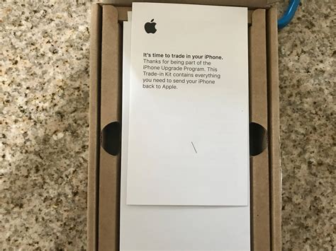 apple iphone return kit