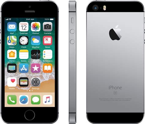apple iphone se 16 gb space grey volte phones