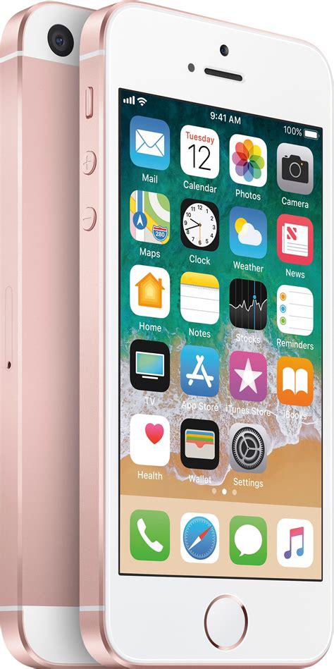 apple iphone se 64gb rose gold refurbished