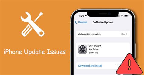 apple iphone update problems