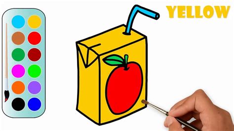 Apple juice drawing tutorial