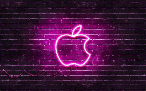 neon apple logo wallpaper by Murmicem cd Free on ZEDGE™