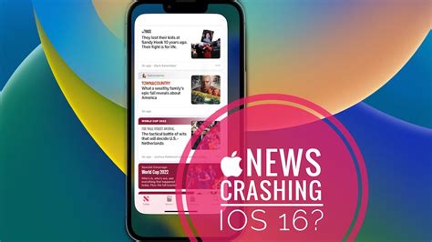 apple news app crashing