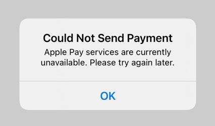 apple pay not working after update