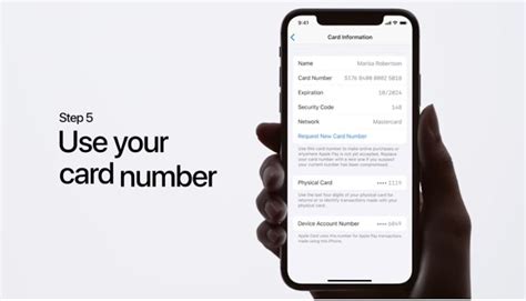 apple pay virtual card number
