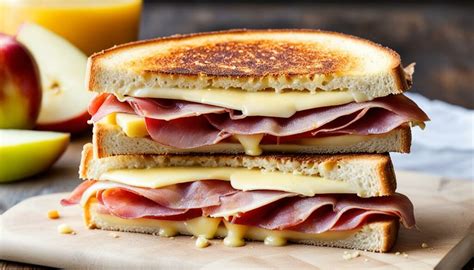 Apple Prosciutto Grilled Cheese