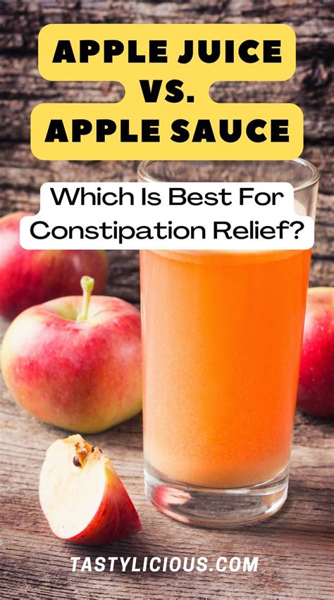 Apple Sauce Good For Constipation