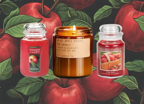 apple scented candle