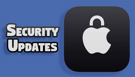apple security update today