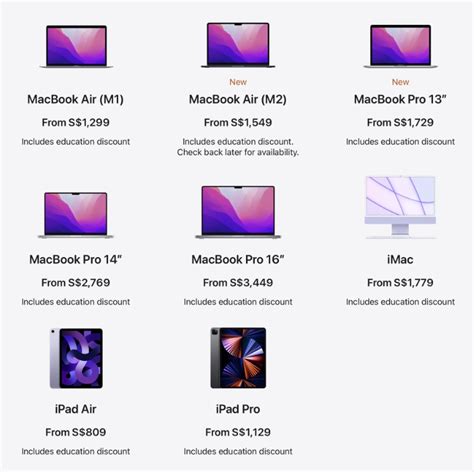 apple sg education pricing