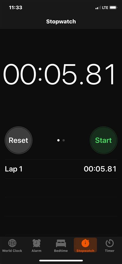 Apple Stopwatch App