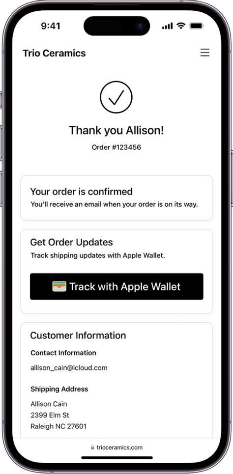 apple support order status