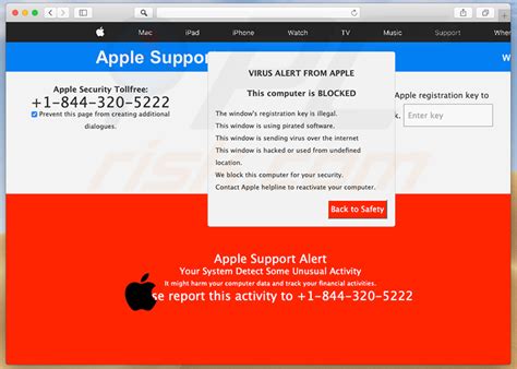 apple support scam