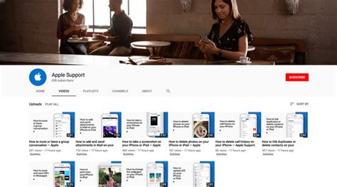 Apple Support Youtube