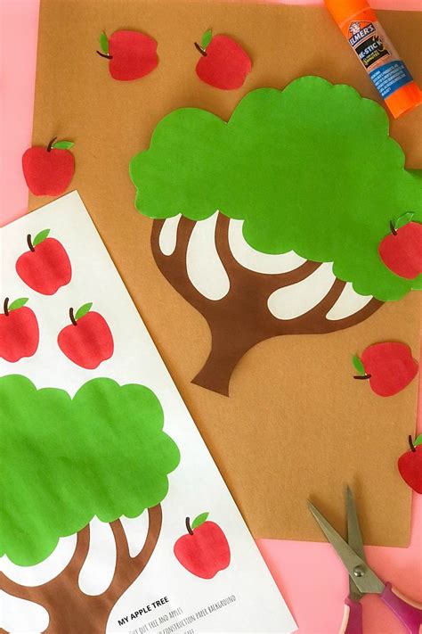 Apple Tree Craft Work