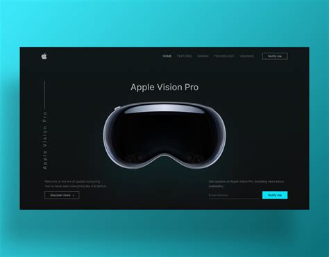 apple vision pro official website