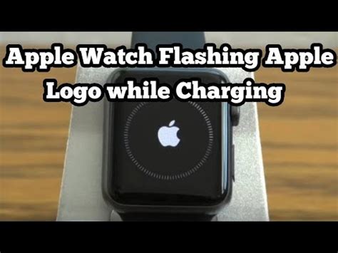 Apple Watch Charging Logo Flashing