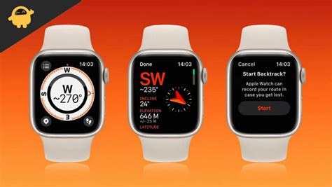 Apple Watch Compass Backtrack Not Working