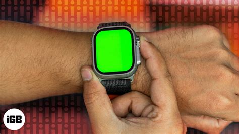 Apple Watch Screen Green