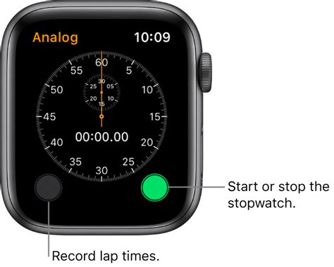 Apple Watch Stopwatch Display