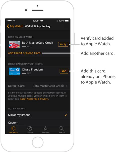 apple watch wallet verification code