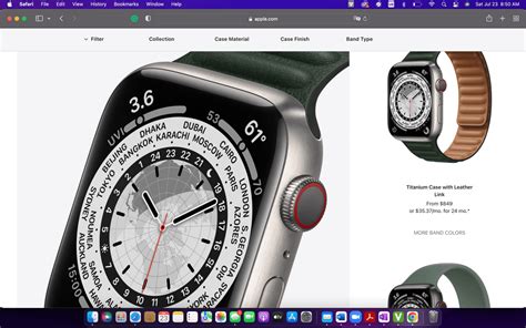 Apple Watch World Clock Watch Face