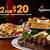 applebee's 2 for $22 menu 2021