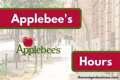 Applebee's Hours