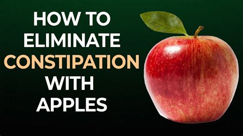 Apples Are Good For Constipation