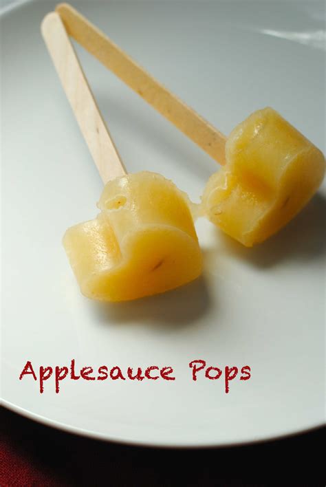 Applesauce Ice Pops