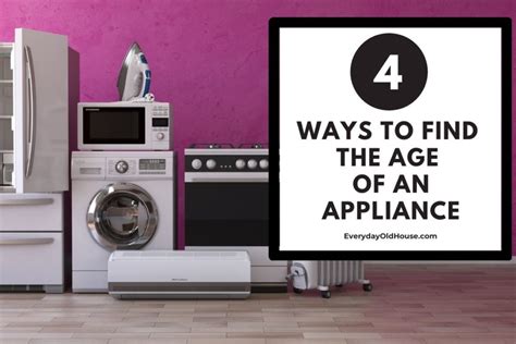 appliance age finder