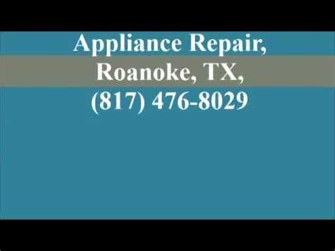 home.furnitureanddecorny.com:appliance repair roanoke texas