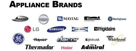 Appliance Top Brands