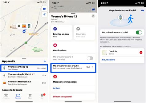 Application Localiser sur iPhone