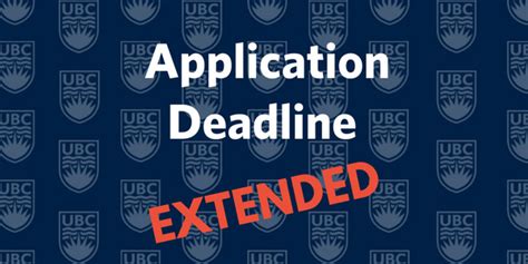 application deadline ubc
