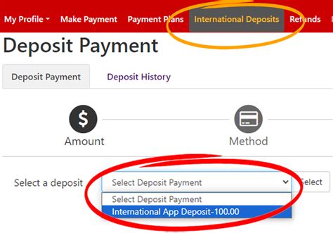 Application Deposit