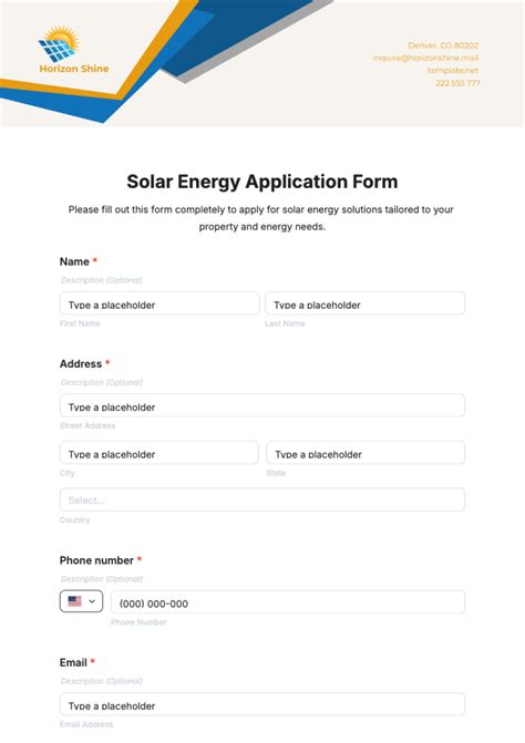 Application For Energy
