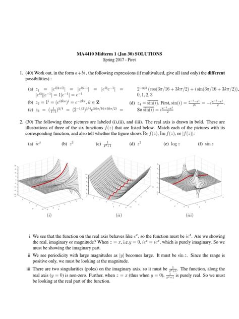 application of complex analysis in mathematics