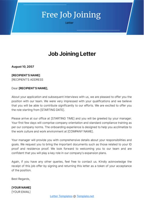 Application Of Joining Job