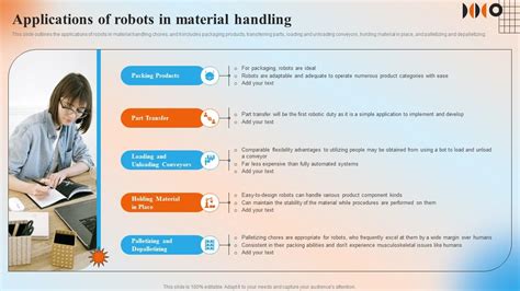Application Of Robots In Material Handling Ppt