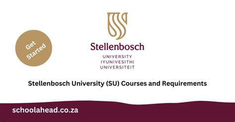 application status at stellenbosch university