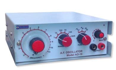 Applications Of Af Oscillator