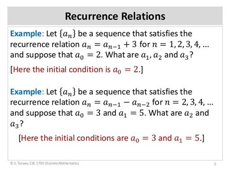 applications of recurrence relation in discrete mathematics