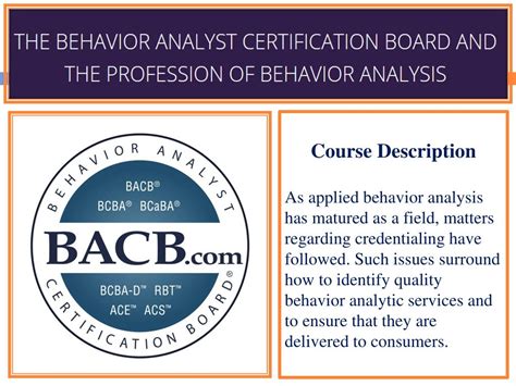applied behavior analysis certification cost
