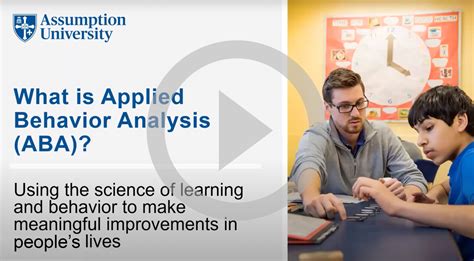 applied behavior analysis coursework