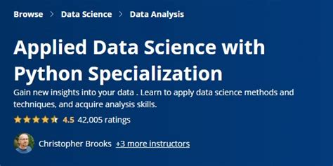 applied data science with python university of michigan