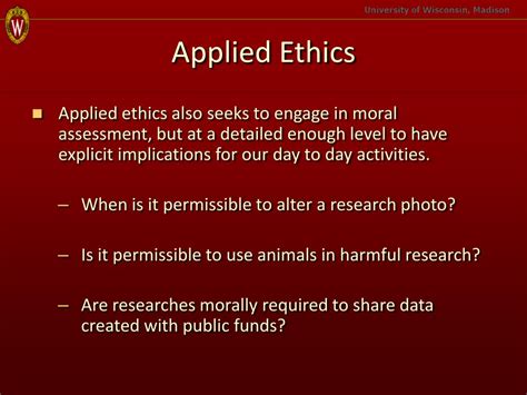 applied ethics defined and example