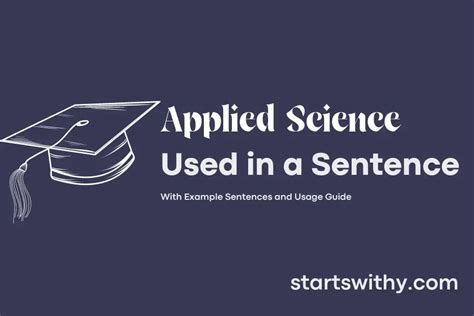 applied science in a sentence