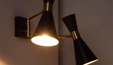 Applique Murale Noire Chambre Noir Moderne Idée De Luminaire Et Lampe