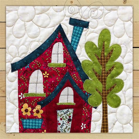 Applique House Quilt Patterns